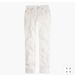 J. Crew Matchstick White Jeans Size 25